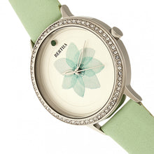 Load image into Gallery viewer, Bertha Delilah Leather-Band Watch - Silver/Mint - BTHBR8601