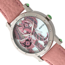 Load image into Gallery viewer, Bertha Betsy MOP Leather-Band Ladies Watch - Silver/Pink - BTHBR5702