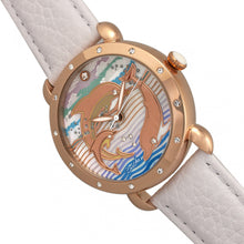 Load image into Gallery viewer, Bertha Estella MOP Leather-Band Ladies Watch - Rose Gold/White - BTHBR5105