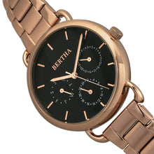 Load image into Gallery viewer, Bertha Gwen Bracelet Watch w/Day/Date - Rose Gold - BTHBR8303