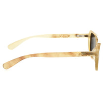 Load image into Gallery viewer, Bertha Brittany Buffalo-Horn Polarized Sunglasses - Honey/Silver - BRSBR005C