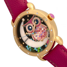 Load image into Gallery viewer, Bertha Ashley MOP Leather-Band Ladies Watch - Gold/Pink - BTHBR3006
