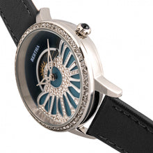 Load image into Gallery viewer, Bertha Adaline Mother-Of-Pearl Leather-Band Watch - Black - BTHBR8201