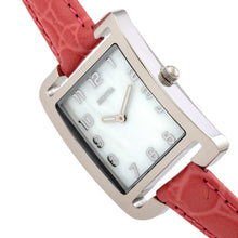 Load image into Gallery viewer, Bertha Marisol Swiss MOP Leather-Band Watch - Coral - BTHBR6902
