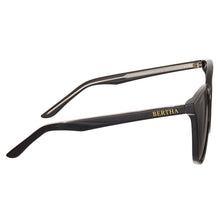Load image into Gallery viewer, Bertha Avery Polarized Sunglasses - Black/Black - BRSBR050C1
