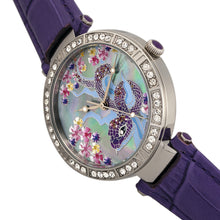 Load image into Gallery viewer, Bertha Mia Mother-Of-Pearl Leather-Band Watch - Purple - BTHBR7402