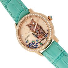 Load image into Gallery viewer, Bertha Madeline MOP Leather-Band Watch - Turquoise - BTHBR7108