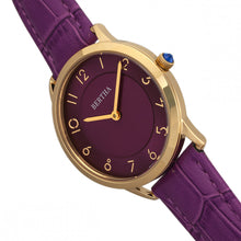 Load image into Gallery viewer, Bertha Abby Swiss Leather-Band Watch - Gold/Fuchsia - BTHBR6806