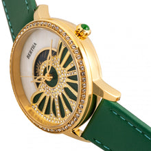 Load image into Gallery viewer, Bertha Adaline Mother-Of-Pearl Leather-Band Watch - Green - BTHBR8204