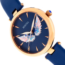 Load image into Gallery viewer, Bertha Micah Leather-Band Watch - Navy - BTHBR9408