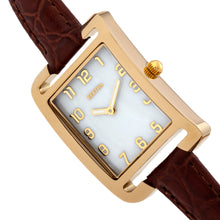 Load image into Gallery viewer, Bertha Marisol Swiss MOP Leather-Band Watch - Dark Brown - BTHBR6903
