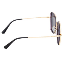 Load image into Gallery viewer, Bertha Emilia Polarized Sunglasses - Gold/Purple-Gold - BRSBR037PU

