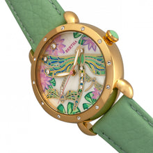 Load image into Gallery viewer, Bertha Jennifer MOP Leather-Band Ladies Watch - Gold/Mint - BTHBR5003