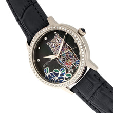 Load image into Gallery viewer, Bertha Madeline MOP Leather-Band Watch - Black - BTHBR7104
