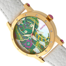 Load image into Gallery viewer, Bertha Betsy MOP Leather-Band Ladies Watch - Gold/White - BTHBR5703