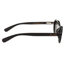 Load image into Gallery viewer, Bertha Alexa Buffalo-Horn Polarized Sunglasses - Black/Gold - BRSBR007B