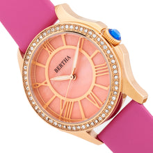 Load image into Gallery viewer, Bertha Donna Mother-of-Pearl Leather-Band Watch - Pink - BTHBR9805
