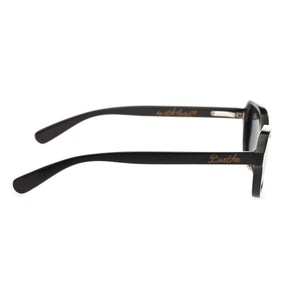 Bertha Harley Buffalo-Horn Polarized Sunglasses - Black/Gold - BRSBR004B