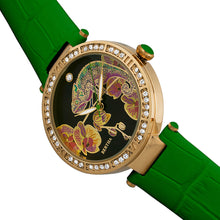 Load image into Gallery viewer, Bertha Camilla Mother-Of-Pearl Leather-Band Watch - Green - BTHBR6206