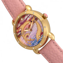 Load image into Gallery viewer, Bertha Estella MOP Leather-Band Ladies Watch - Gold/Pink - BTHBR5104
