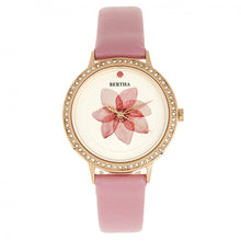 Load image into Gallery viewer, Bertha Delilah Leather-Band Watch - Rose Gold/Light Pink - BTHBR8606