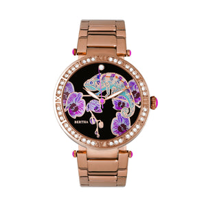 Bertha Camilla Mother-Of-Pearl Bracelet Watch - Rose Gold - BTHBR6203