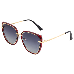Bertha Rylee Polarized Sunglasses - Red/Black - BRSBR041RD