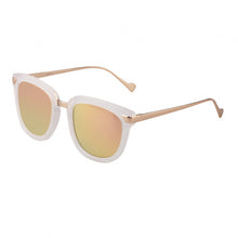 Load image into Gallery viewer, Bertha Jenna Polarized Sunglasses - Clear/Rose Gold - BRSBR029CR
