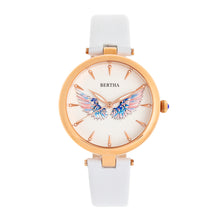Load image into Gallery viewer, Bertha Micah Leather-Band Watch - White - BTHBR9407