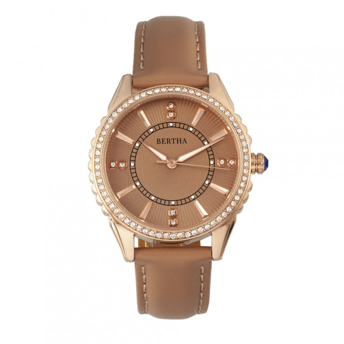 Bertha Clara Leather-Band Watch - BTHBR8105