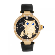Load image into Gallery viewer, Bertha Rosie Leather-Band Watch - Gold/Black - BTHBR8803
