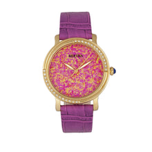 Load image into Gallery viewer, Bertha Courtney Opal Dial Leather-Band Watch - Hot Pink - BTHBR7903

