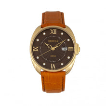 Load image into Gallery viewer, Bertha Amelia Leather-Band Watch w/Date - Orange - BTHBR6306
