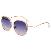 Load image into Gallery viewer, Bertha Hensley Polarized Sunglasses - Clear/Blue - BRSBR048BL