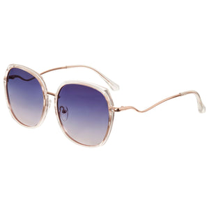 Bertha Hensley Polarized Sunglasses - Clear/Blue - BRSBR048BL