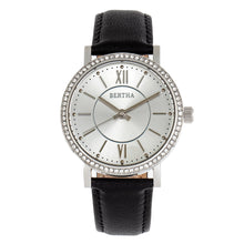 Load image into Gallery viewer, Bertha Lydia Leather-Band Watch - Black - BTHBR9501
