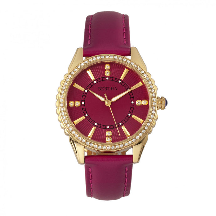 Bertha Clara Leather-Band Watch - BTHBR8104