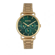 Load image into Gallery viewer, Bertha Gwen Bracelet Watch w/Day/Date - Gold - BTHBR8302