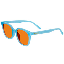Load image into Gallery viewer, Bertha Betty Polarized Sunglasses - Light Blue/Orange - BRSBR051C5
