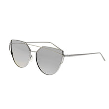 Load image into Gallery viewer, Bertha Aria Polarized Sunglasses - Silver/Silver - BRSBR025SL
