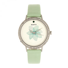 Load image into Gallery viewer, Bertha Delilah Leather-Band Watch - Silver/Mint - BTHBR8601