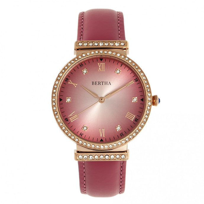 Bertha Allison Leather-Band Watch - BTHBR9306