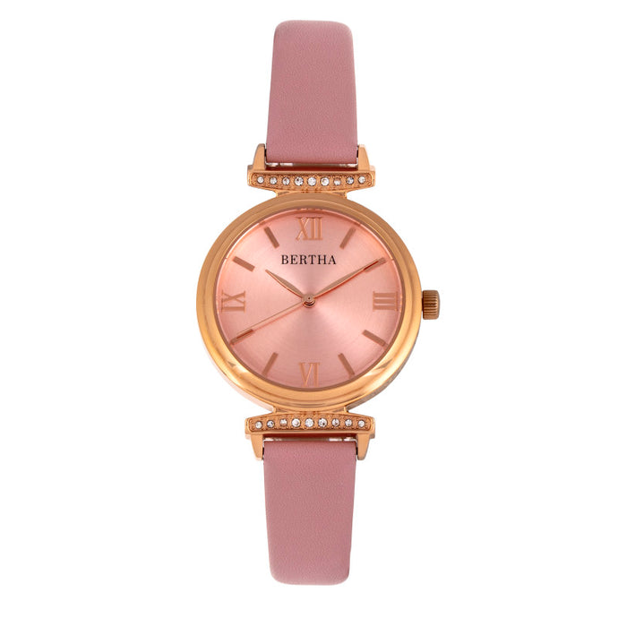 Bertha Jasmine Leather-Band Watch - BTHBR9606