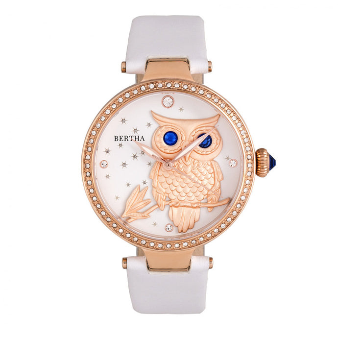 Bertha Rosie Leather-Band Watch - BTHBR8805