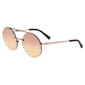 Bertha Harlow Polarized Sunglasses - Rose Gold/Rose Gold  - BRSBR031RG
