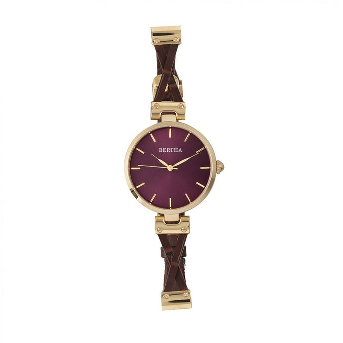 Bertha Amanda Criss-Cross Ladies Watch - BTHBR7604