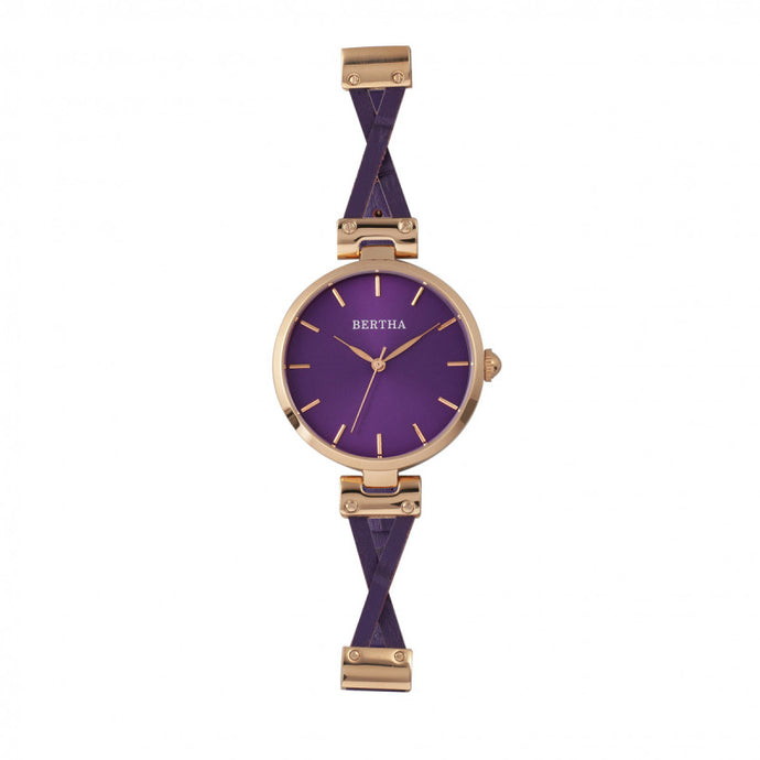 Bertha Amanda Criss-Cross Ladies Watch - BTHBR7606