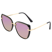 Load image into Gallery viewer, Bertha Rylee Polarized Sunglasses - Black/Purple - BRSBR041PU
