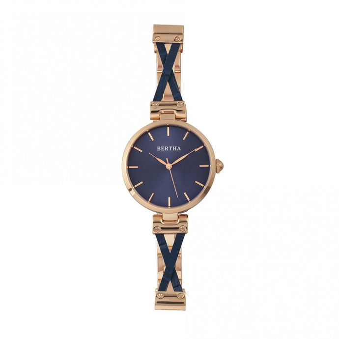 Bertha Amanda Criss-Cross Ladies Watch - BTHBR7605