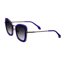 Load image into Gallery viewer, Bertha Delphine Handmade in Italy Sunglasses - Navy - BRSIT108-3
